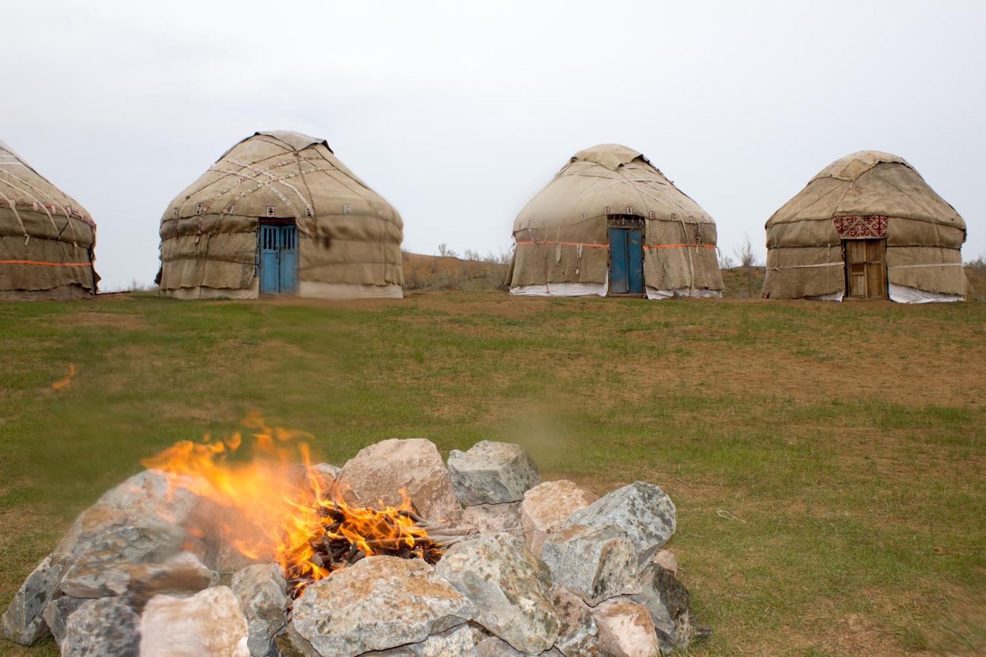 Authentic Uzbek Yurt Camp Eco-Friendly Hotel Nurota Exterior foto
