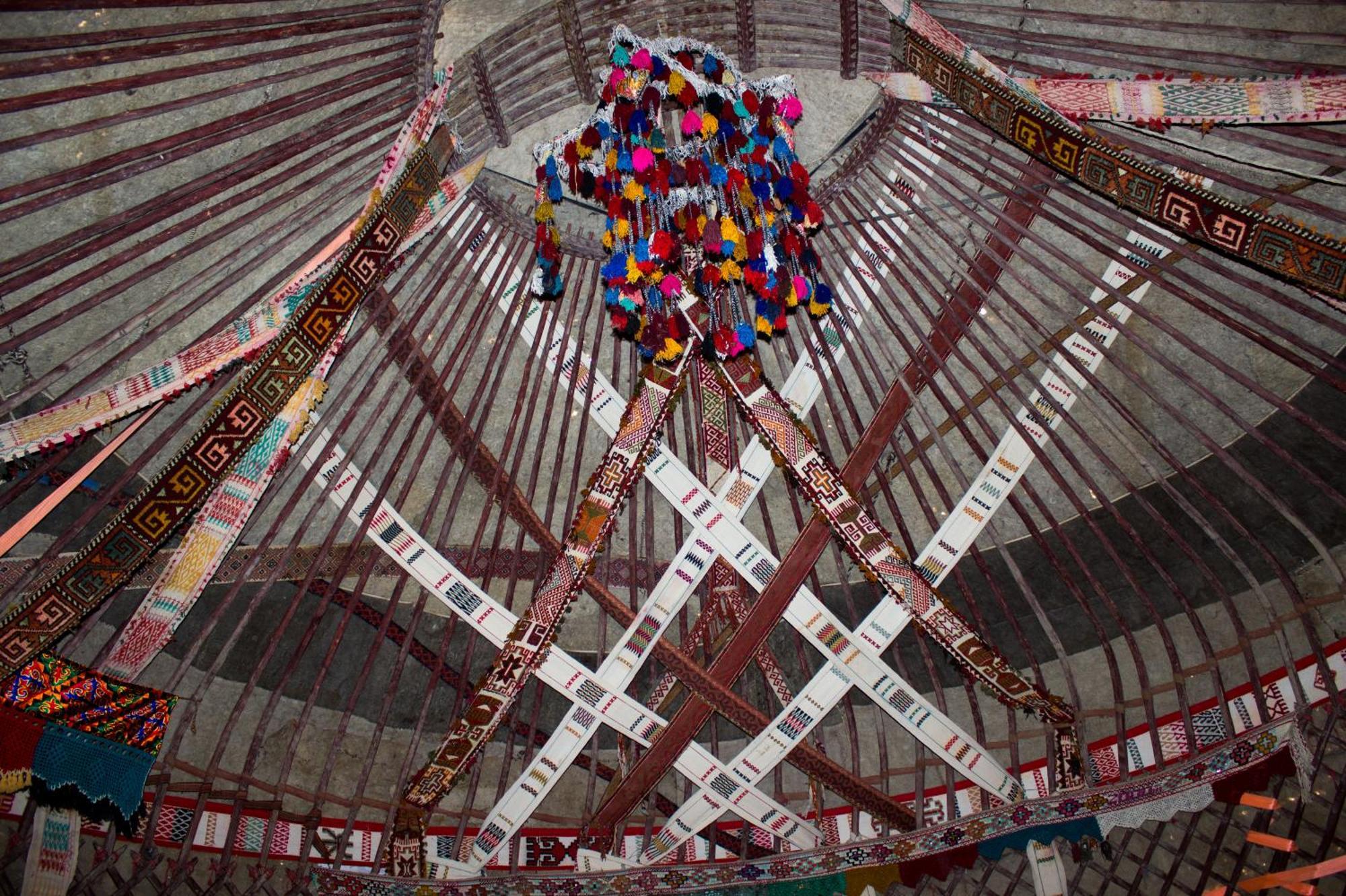 Authentic Uzbek Yurt Camp Eco-Friendly Hotel Nurota Exterior foto