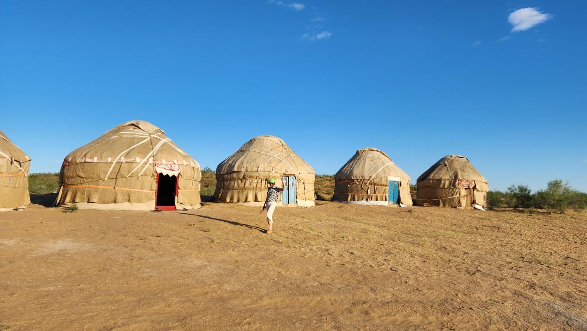 Authentic Uzbek Yurt Camp Eco-Friendly Hotel Nurota Exterior foto