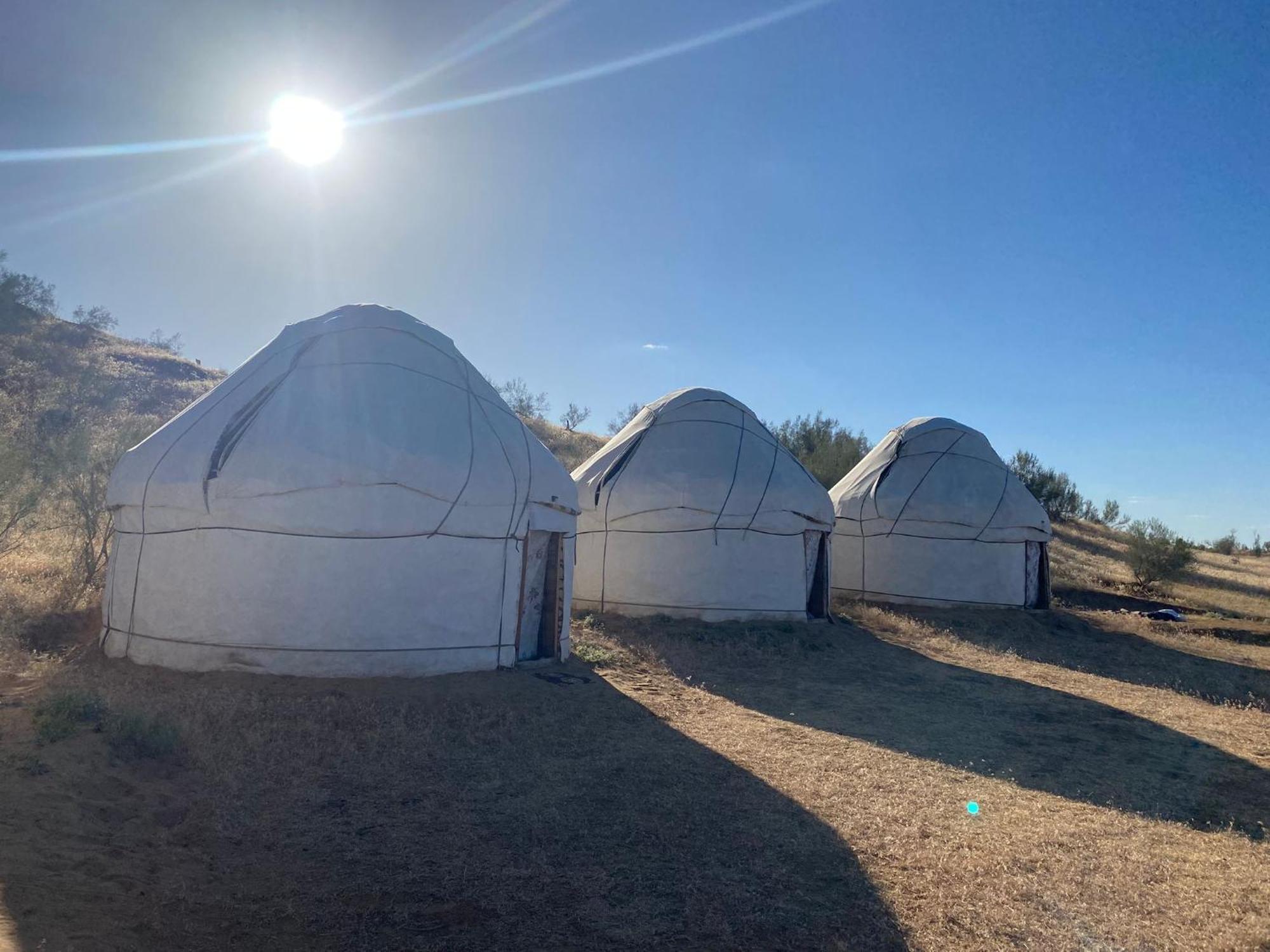 Authentic Uzbek Yurt Camp Eco-Friendly Hotel Nurota Exterior foto