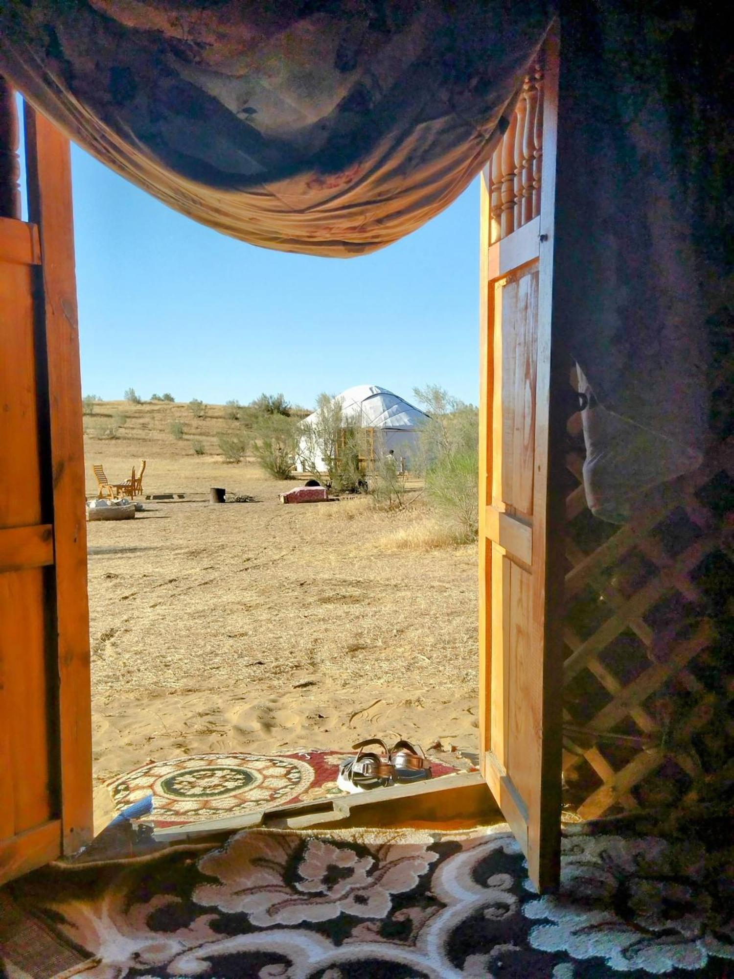 Authentic Uzbek Yurt Camp Eco-Friendly Hotel Nurota Exterior foto